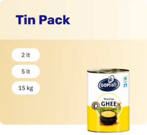 Desi Cow Ghee-Tin Pack